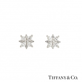 Tiffany & Co. Victoria Cluster Diamond Earrings